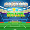 Match Football Brazil or Argentina